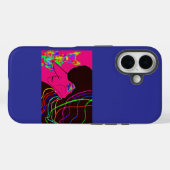 Lady and Her Furry Magical Rainbow Doll Case-Mate iPhone Hülle (Rückseite (Horizontal))