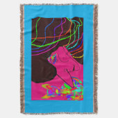 Lady and Her Magical Rainbow Doll  Decke (Vorderseite Vertikal)