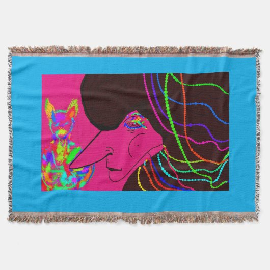 Lady and Her Magical Rainbow Doll  Decke (Vorderseite)