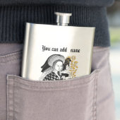 Lady and Night Owl Flachmann (Beispiel)