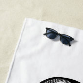 Lady and Night Owl Strandtuch (Beispiel)