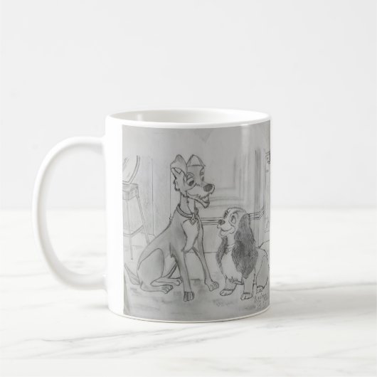 Lady and The Tramp Mug Kaffeetasse (Links)