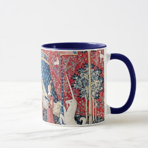 Lady and the Unicorn 1500 Hof Liebe Paris Tasse