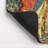 Lady and the Unicorn Medieval Tapestry Art Mousepad (Ecke)