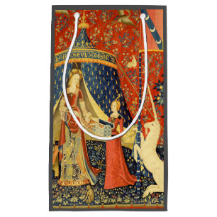 Lady and The Unicorn mittelalterlicher Teppich: Fr Kleine Geschenktüte