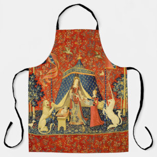Lady and The Unicorn mittelalterlicher Teppich: Fr Schürze