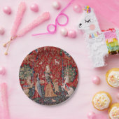 Lady and Unicorn Medieval Tapestry Smell Pappteller (Party)