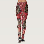 Lady and Unicorn Medieval Tapestry Touch Leggings (Rückseite)