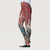Lady and Unicorn Mittelalterliche Tapestation Gesc Leggings (Links)