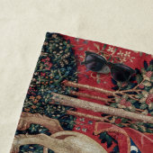 Lady and Unicorn Mittelalterliche Tapestation Gesc Strandtuch (Beispiel)