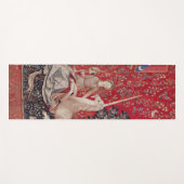 Lady and Unicorn Mittelalterliche Tapestry - Blick Yogamatte (Vorderseite (Horizontal))