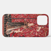 Lady and Unicorn Mittelalterliche Touch Case-Mate iPhone Hülle (Rückseite (Horizontal))
