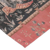 Lady and Unicorn Mittelalterliche Touch Kurzer Tischläufer (Ecke)