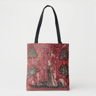 Lady and Unicorn Mittelalterliche Touch Tasche