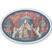 Lady and Unicorn (One Desire) Vinyl Sticker (Vorderseite)