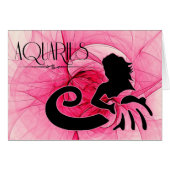 Lady Aquarius Zodiac Blank (Vorderseite (Horizontal))