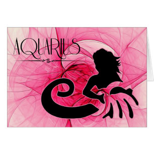 Lady Aquarius Zodiac Blank