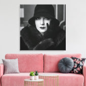 Lady Art Deco, by Natasha Us   Leinwanddruck (Insitu (Wohnzimmer))