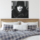 Lady Art Deco, by Natasha Us Leinwanddruck (Insitu (Schlafzimmer))
