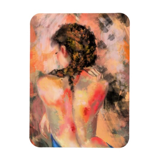 Lady Art Frauenmagnet Magnet (Vertikal)