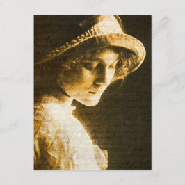 Lady Art Postkarte