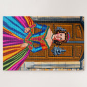 Lady Art Puzzle (Horizontal)