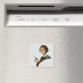 Lady Artist Magnet (In Situ (Geschirrspüler))