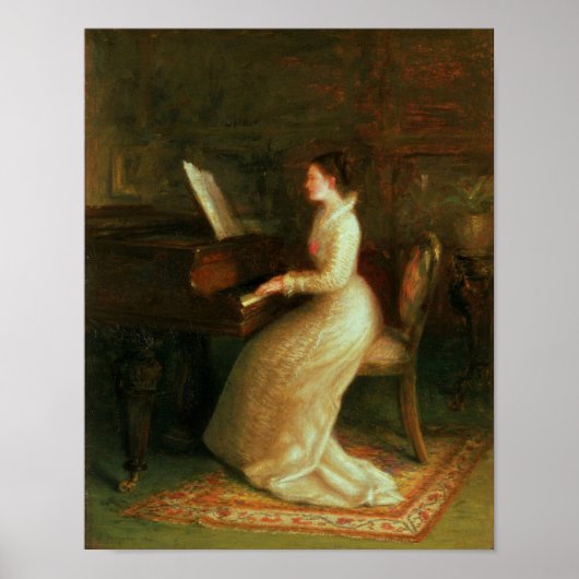 Lady at the Piano Poster (Vorne)