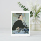 Lady at the Tea Table, 1885 (Öl auf Leinwand) Postkarte (Stehend Vorderseite)