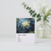 LADY AUF DEM SCHWANKMONOGRAM VISITENKARTE (Stehend Vorderseite)