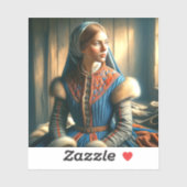 Lady Aufkleber (Blatt)