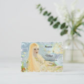 Lady Autumn Visitenkarte (Stehend Vorderseite)