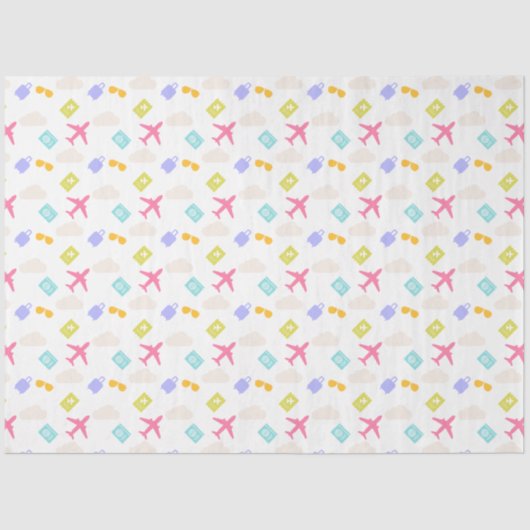 Lady Aviator Tissue Paper Seidenpapier (Vorderseite)