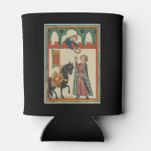 Lady Awarding Knight A Garland, 14. Jahrhundert Dosenkühler (Rückseite)