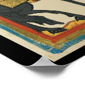 Lady Awarding Knight A Garland, 14. Jahrhundert Poster (Ecke)