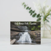 Lady Barron Falls Wasserfall Tasmania Australien Postkarte (Stehend Vorderseite)