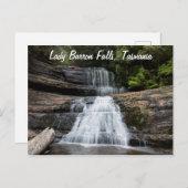 Lady Barron Falls Wasserfall Tasmania Australien Postkarte (Vorne/Hinten)