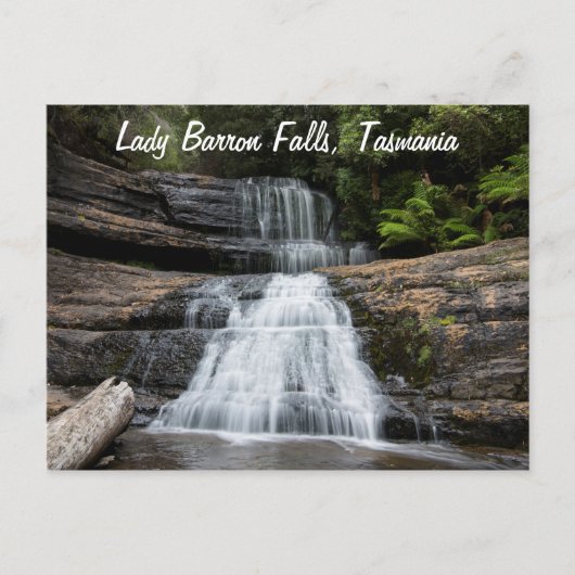 Lady Barron Falls Wasserfall Tasmania Australien Postkarte (Vorderseite)