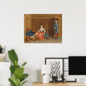 Lady & Bath - Gerardus Duyckinck Fine Art Poster (Heimbüro)
