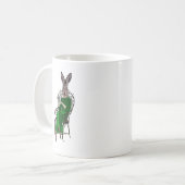 Lady Bella Rabbit Bei Tee 2 Kaffeetasse (Vorderseite Links)