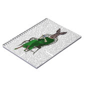 Lady Bella Rabbit Bei Tee 2 Notizblock (Linke Seite)