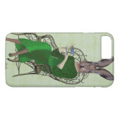 Lady Bella Rabbit Einnahme von Tee 3 Case-Mate iPhone Hülle (Rückseite (Horizontal))
