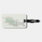 Lady Bella Rabbit Einnahme von Tee 3 Gepäckanhänger (Rückseite horizontal)