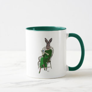 Lady Bella Rabbit Einnahme von Tee 4 Tasse