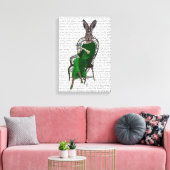 Lady Bella Rabbit Take Tee Leinwanddruck (Insitu (Wohnzimmer))