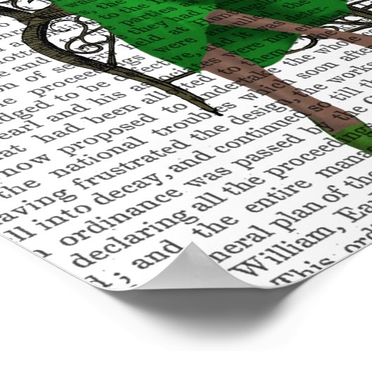 Lady Bella Rabbit Take Tee Poster (Ecke)