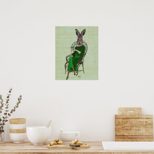 Lady Bella Rabbit Take Tee Poster (Küche)
