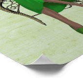 Lady Bella Rabbit Take Tee Poster (Ecke)