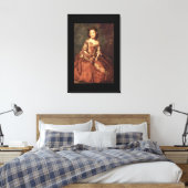Lady Betty Hamilton', Sir_Portraits Leinwanddruck (Insitu (Schlafzimmer))
