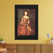 Lady Betty Hamilton', Sir_Portraits Leinwanddruck (Insitu (Wohnzimmer))
